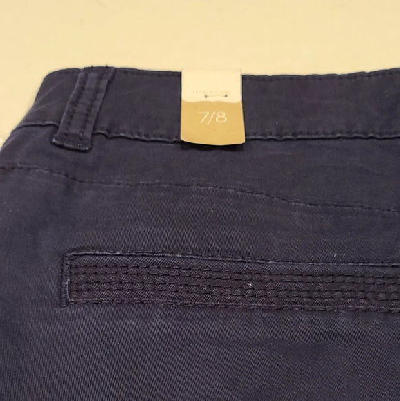 NWT Maurices Blue chino Shorts Women's sz.7/8 - Picture 8 of 10